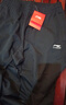 李宁（LI-NING）运动裤春秋新品男款平口长裤气宽松直筒休闲运动服跑步训练裤子 黑（平口-拉链款） 2XL (185) 实拍图