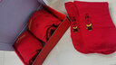 猫人（MiiOW）本命年内裤男士红色短裤头加肥加大码棉质四角裤婚庆大红平角裤 净色/印花/银巾 3条 4XL 【建议体重165-180斤】 实拍图