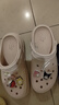 CROCS卡骆驰檀健次同款经典泡芙洞洞鞋轻便舒适男女同款花园鞋|207521 石英粉-6UR(含智必星) 37 /38(230mm) 实拍图