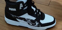 彪马（PUMA）官方男女中帮篮球风复古休闲轻便百搭板鞋REBOUND MID391904 黑色-白-01 37 实拍图
