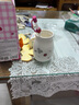 名创优品（MINISO）草莓熊联名陶瓷杯 可爱牛奶杯子女情侣杯马克杯茶杯生日礼物水杯 草莓熊陶瓷杯(带盖+吸管） 实拍图