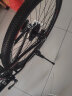 EG7山地自行车成人学生变速越野单车双减震赛车26寸青少年男女 尊享-黑红色【辐条轮-铝合金】 27.5寸30速 实拍图