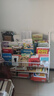 全品屋书架儿童书桌落地一体靠墙绘本架置物架移动书柜简易宝宝玩具收纳 【90CM】4书架+2收纳架+6收纳盒 实拍图