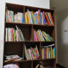 蔓斯菲尔（MSFE） 书架简约落地收纳多功能大容量省空间储物架多层置物书架柜子 【10格】100*24*180cm橡木色 实拍图