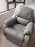芝华仕头等舱真皮单人沙发客厅小户型电动功能懒人休闲躺椅芝华士K621灰 实拍图