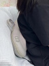 奥克斯腰部按摩器按摩仪腰部腰椎靠垫热敷腰肌劳损背部支撑按摩高档实用送父母爸妈老人生日礼物中秋节 【米白色+充电款】正反揉捏+红光热敷 实拍图