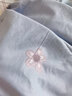南极人（Nanjiren） 家纺被套单件新疆100全棉40支纯棉斜纹高支双人被罩件床上用品 浅浅花漾【100%全棉舒适柔软】 220*240cm【单被套】 实拍图