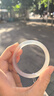 周六福（ZLF）  白月光玉髓手镯女宽条白透新中式国风送女友礼物 57mm 实拍图
