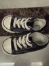 匡威（Converse）童鞋低帮儿童帆布鞋经典款1970S男婴童鞋新款女宝宝魔术贴布鞋 黑色 24 【建议脚长15cm】 实拍图
