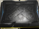 拉拓苹果笔记本专用电脑散热器macbook电脑散热底座涡轮静音风扇制冷降温神器pro外置air散热板拉拓 黑色标准版【六核风扇】风速可调 六档高度 实拍图