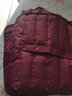 雅鹿新款女士羽绒马甲背心马夹冬季鸭绒羽绒内胆 枣红 2XL (175) 实拍图