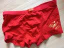 浪莎红袜子女士本命年刺绣春夏纯棉蛇年情侣幸运福红结婚喜庆中筒袜 实拍图