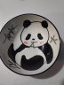 京东京造无忧熊猫系釉下彩家用米饭碗汤碗沙拉碗甜品碗陶瓷餐具4个装 实拍图