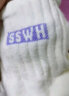 南极人5双装袜子女士春夏季中筒袜棉袜长袜长筒袜白色运动袜刺绣夏天 晒单实拍图