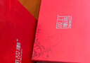 上海故事羊毛围巾女冬季加厚长款超大刺绣婚纱羊毛披肩喜庆中国红1E022 虾酱色 实拍图