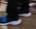 【大牌制造商】男女轻质缓震厚底健步鞋舒适轻便运动鞋跑步鞋 悦动蓝 44 实拍图