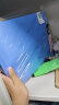 易利丰（elifo） 竖版塑料书写字板夹夹板纸文具硬板记录夹子板办公工作压板夹纸板 A4平头夹蓝色 5个装 晒单实拍图