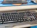 吉选（GESOBYTE）GX18真机械手感键盘鼠标套装 有线游戏键鼠套装 电脑台式机笔记本网吧家用USB键盘 金属灰 实拍图