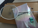 川崎（KAWASAKI）川崎极光7羽毛球拍全碳素超轻5U进攻型耐高磅专业训练比赛单拍 极光7-5U极光白蓝【冰蓝线】 单拍 23磅(小孩 女生适用)1筒球1手胶 实拍图
