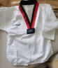 杜威克 道服跆拳道服成人儿童男 女款初学跆拳道服装专业训练服130 实拍图