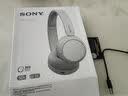 索尼（SONY）WH-CH520 头戴式无线蓝牙耳机 网课英语学习游戏电脑音乐耳麦 手机通话长续航礼物送女友男友学生 白色 实拍图