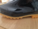 回力雨鞋男士款时尚雨靴户外防水不易滑耐磨HL8075高筒黑色41码 晒单实拍图