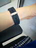 适用华为手环b3硅胶表带B6/B7手环b3青春版智能运动手表商务版个性潮男女腕带替换腕带 黑色 适用：B3/B6/B7-16mm 实拍图