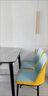茶慕北欧轻奢餐椅简约网红休闲咖啡厅洽谈酒店接待椅餐桌餐厅客厅椅子 配件：椅子脚垫【单买不发】 实拍图