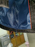盾郎保安大衣男加厚防寒服长款棉袄小区物业工作服户外冬季保暖棉服女 黑色大衣（内胆可拆卸） XL码/175 实拍图