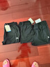 安踏运动裤七分裤男2025年夏季男七分裤针织透气跑步裤修身收口健身裤 基础黑 XL 实拍图