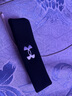 安德玛（Under Armour）发带运动头带吸导汗带发箍运动篮球跑步健身男女止汗带擦汗束发带 黑色 实拍图