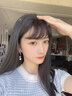 GCKK树叶珍珠耳环女新款甜美仙气耳坠小众百搭高级感耳饰生日礼物 树叶珍珠耳环蓝色耳针 实拍图