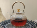 玉兰香 耐高温加厚玻璃煮茶壶电陶炉加热烧水壶家用茶具泡茶壶小型煮茶器套装 金色珠900ML(单壶) 实拍图