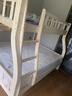 邻雅轩实木上下床双层床两层高低床双人床小户型儿童床上下铺木床子母床 原木色爬梯款【单床】 上铺宽130下铺宽150 实拍图
