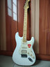 斗牛士电吉他套装初学入门成人吉它摇滚单摇电吉他 39英寸金属白 实拍图