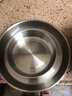 凌丰304不锈钢汤盆加厚加深汤碗洗菜盆和面盆沙拉盆调料盆 菜碟-内径30cm 实拍图