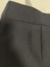 范思蓝恩22FS2036法式分割鱼尾半身裙女夏季新款A字高腰伞裙 黑色 M 实拍图