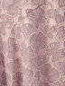 玖姿（JUZUI）优雅镂空蕾丝连衣裙女装春季新款显瘦裙子紫色 紫 3XL 晒单实拍图