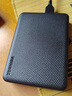 东芝（TOSHIBA） 移动硬盘 移动机械硬盘 台式机笔记本硬盘 外置2.5英寸硬盘 黑色织纹饰面V10 1TB 实拍图