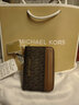 MICHAEL KORS礼物MK女包JET SET TRAVEL卡包零钱包短款深棕/橡果棕 实拍图