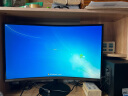 三星（SAMSUNG）27英寸 FHD 75Hz 1000R曲面  内置音箱 低蓝光不闪屏认证 FreeSync 电脑 办公 显示器 S27C390 实拍图