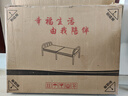 墨例（Mouurriy） 折叠床办公室午休床家用简易单人床医院陪护床便携出租屋硬板床 长187*宽120cm银条格 实拍图