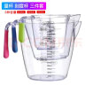 拜杰（Baijie）量杯 900/400/200毫升 三件套厨房烘焙用 食品用大中小号带刻度透明塑料手柄量杯套装 三件套 实拍图