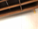 凡睿实木鞋柜家用门口换鞋凳一体靠墙可定制入户鞋柜大容量鞋架 【深胡桃+白】140长鞋柜+换鞋凳 实拍图