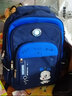 巴布豆卡通图案书包男1-3-6年级儿童小学书包女童双肩背包护脊轻便减负 H21409宝蓝色大号 实拍图