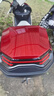 万仕龙电动车后备箱通用大号雅迪爱玛台铃新日大容量加厚踏板摩托车尾箱 探索者尾箱-豪迈红+加大底板 无规格 实拍图