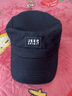 jeep吉普 帽子男士全封口平顶帽户外休闲帽子冬季纯色刺绣鸭舌帽 深蓝色 L (56-58CM) 实拍图