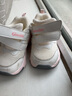 基诺浦儿童棉鞋冬季加绒加厚1-5岁男女童鞋秋冬款学步鞋GY1513 白色/粉色 21 130mm 适合脚长130-135mm 实拍图