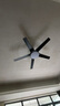 奥克斯风扇灯大尺寸静音家用吸顶一体铁艺客厅餐厅饭2026年新款吊扇灯 吸顶52寸黑色-变频-(遥控)48W 实拍图
