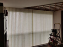 美尔耐垂直帘竖百叶窗帘遮光屏风玄关办公室卧室客厅书房阳台隔断可电动 7005 半遮光仿亚麻米白 平方米 实拍图